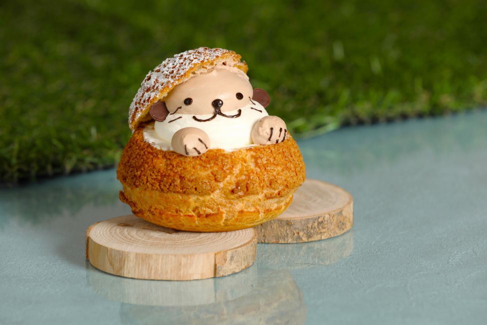 コツメカワウソモチーフのクッキーシュー