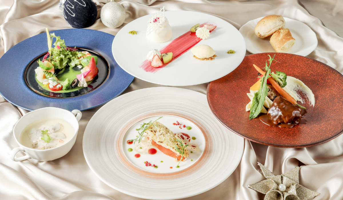 クリスマスランチ ブッシュドノエル付き