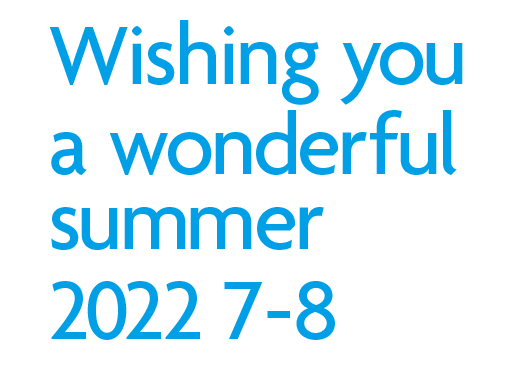 Wishing you wonderful summer.2021 7-8
